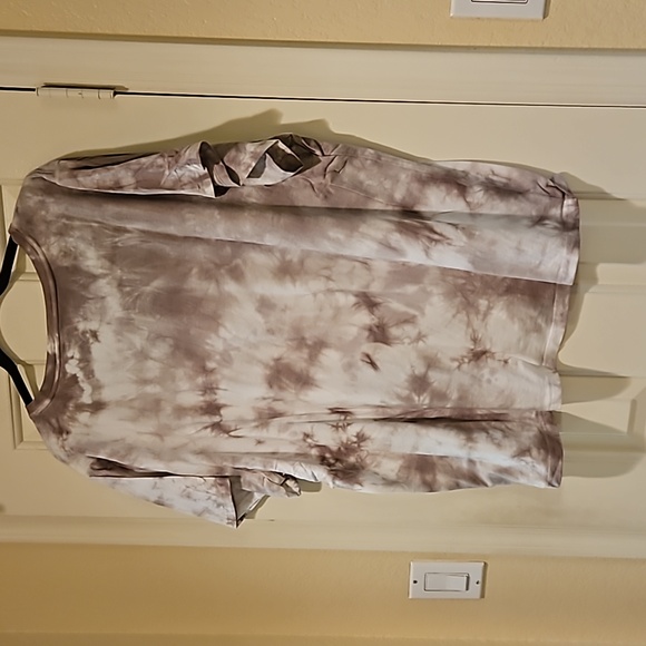 Calvin Klein Performance Taupe and White Tie Dye Tee Size 3x - Picture 7 of 7